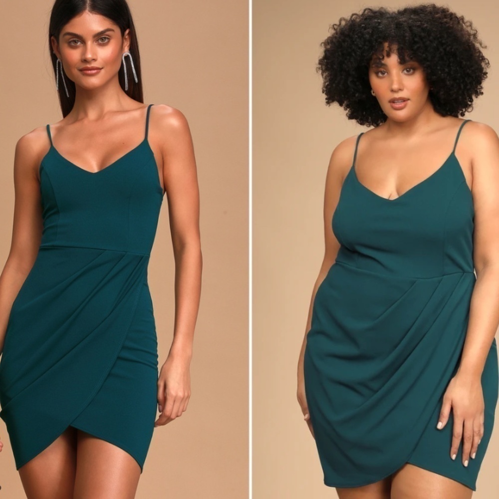 LULU's Elegant Sexy Chic Prom Wedding Formal Event Holiday Mini Dress - Picture 6 of 6